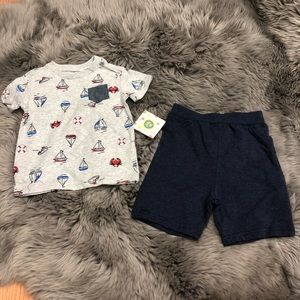 Little Me | Boys 2 Piece Set | Boating Theme